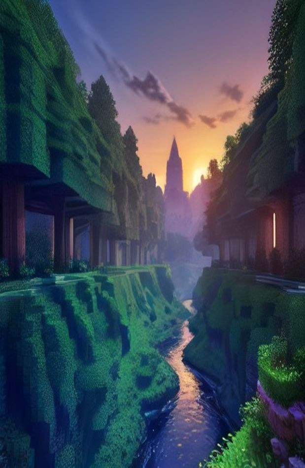 Minecraft AI Wallpaper For Windows