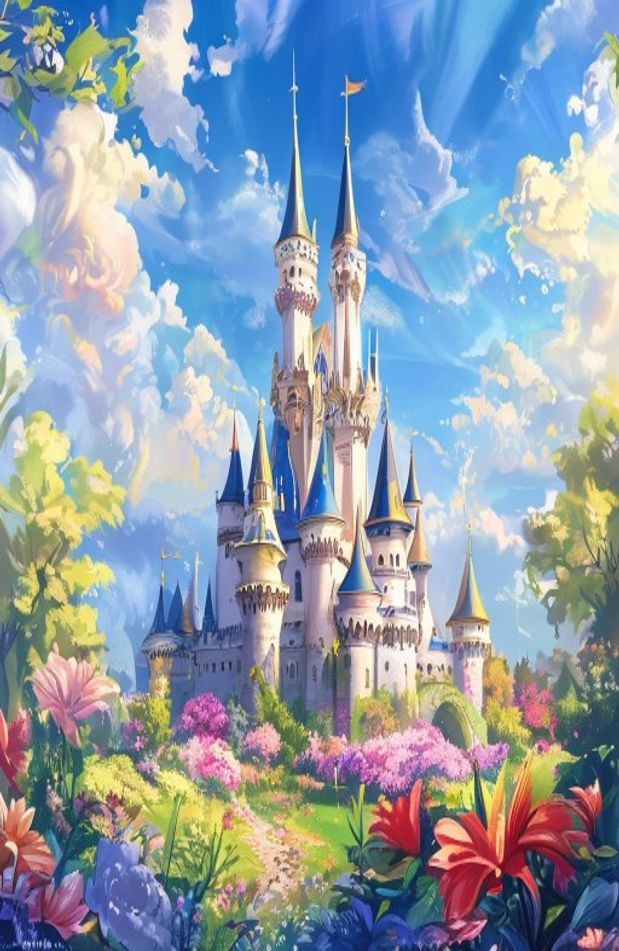Princess Castle AI Wallpaper