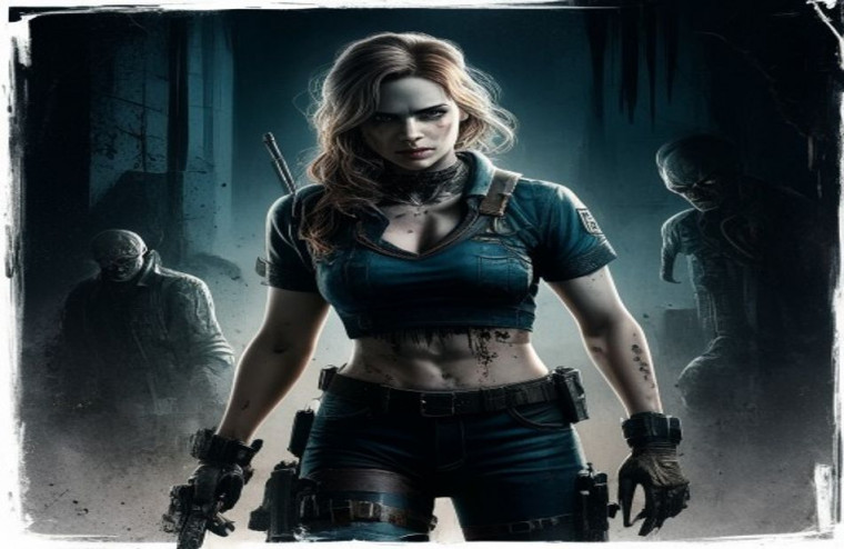 Resident Evil Jill Valentine AI Wallpaper