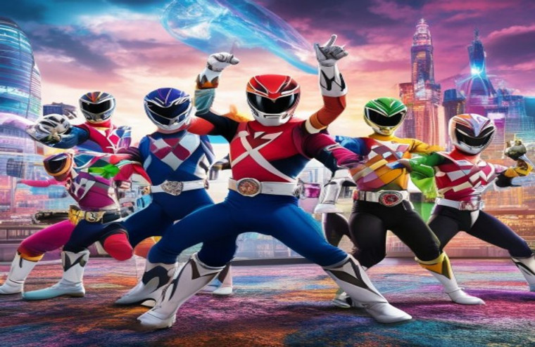 Power Rangers AI Wallpaper