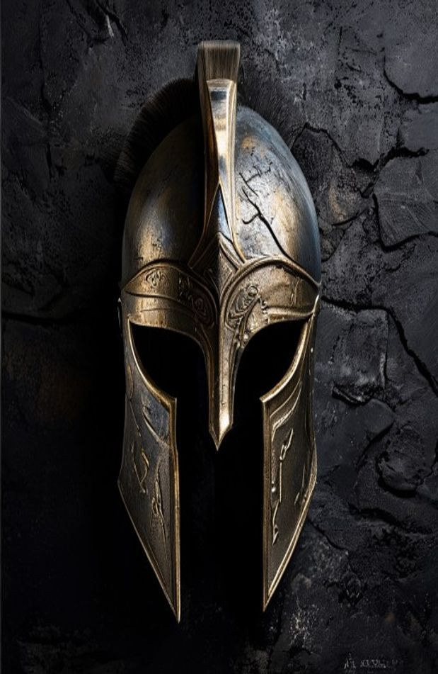 Spartan Helmet AI Wallpaper HD