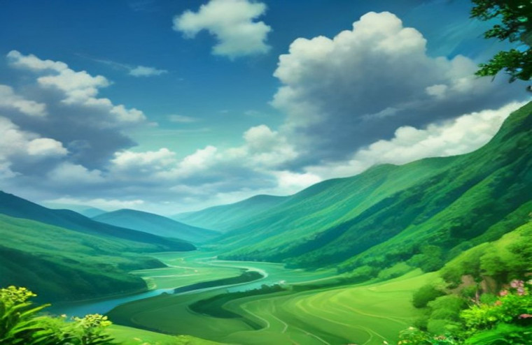 Jehovah Paradise AI Wallpaper