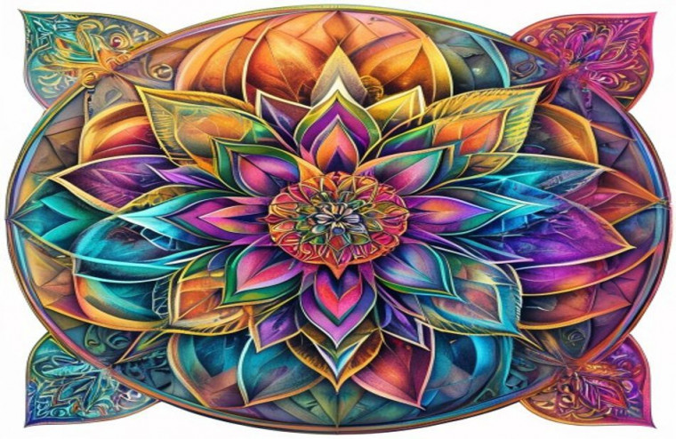 Sacred Geometry AI Wallpaper HD