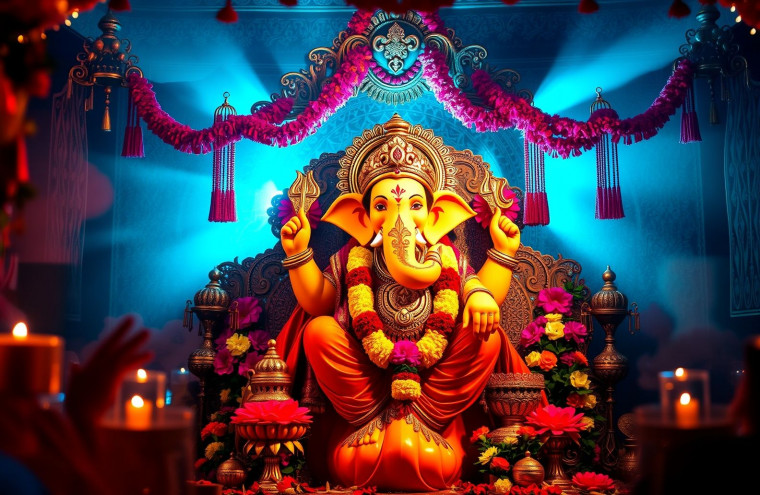 Ganpati AI Wallpaper HD