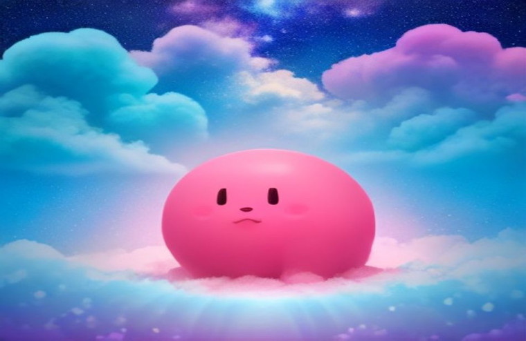 HD Kirby AI Wallpaper