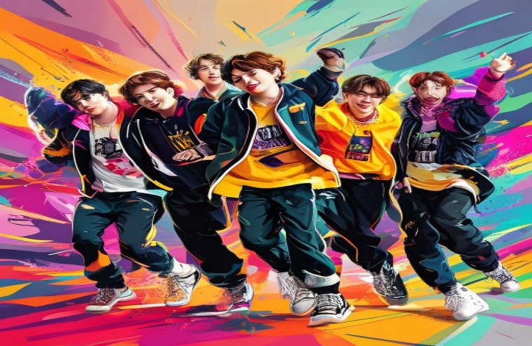 Bts Run AI Wallpaper