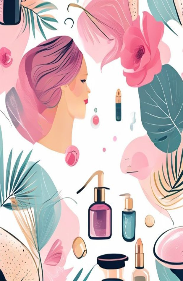 Beauty Salon AI Wallpaper