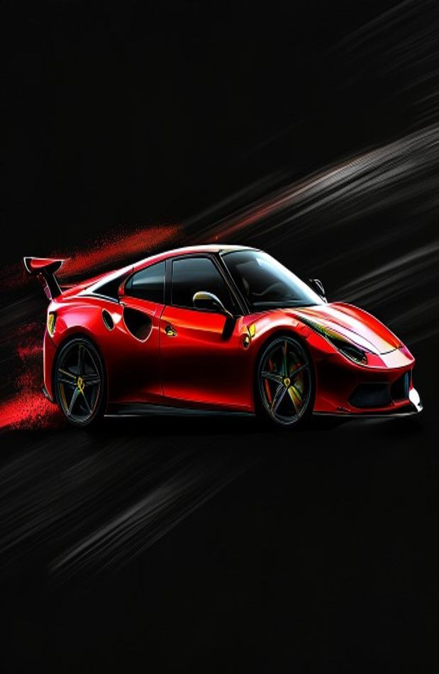 Ferrari Logo AI Wallpaper