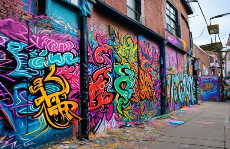 Awesome Graffiti AI Wallpaper