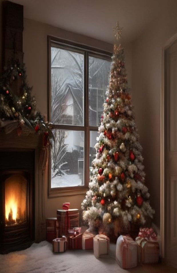 Best Christmas AI Wallpaper