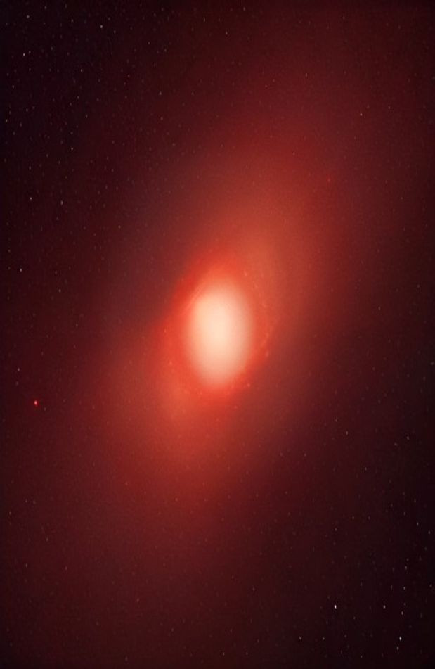 Red Space AI Wallpaper