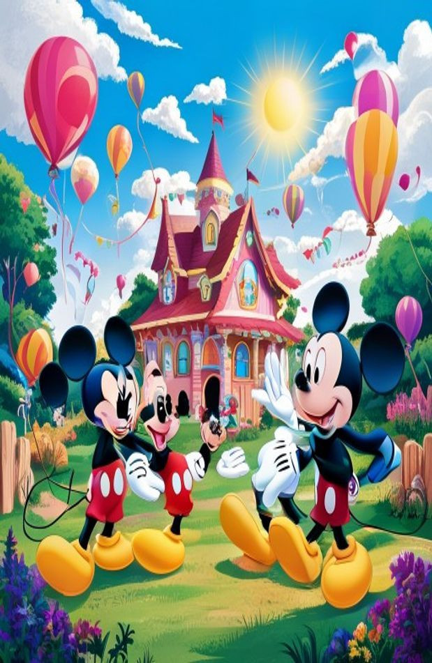Mickey Mouse Clubhouse Image AI Wallpaper