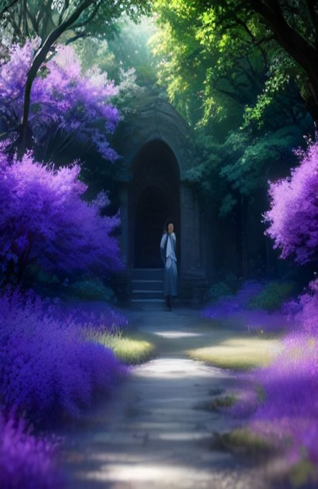 Violet Evergarden AI Wallpaper