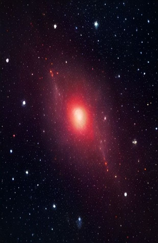 Red Space AI Wallpaper