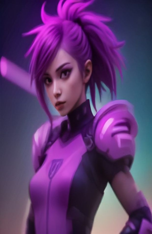 Game Girl AI Wallpaper