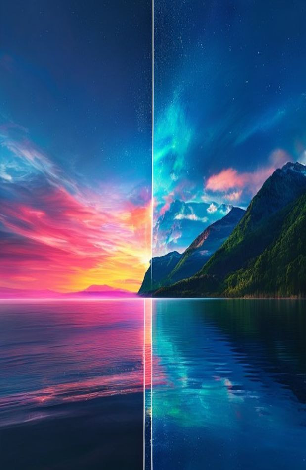 Best Dual Screen AI Wallpaper