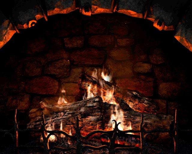 free 3d fireplace screensavers
