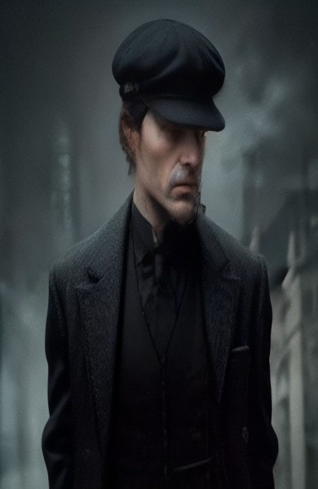 Thomas Shelby AI Wallpaper