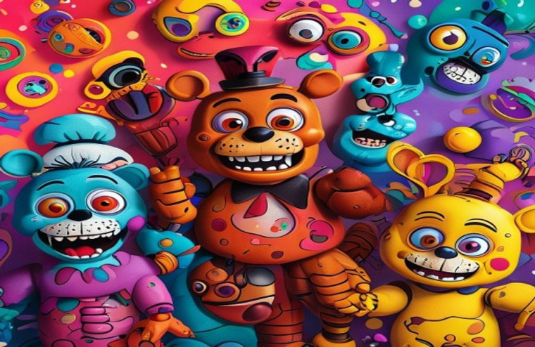 Cute Fnaf AI Wallpaper