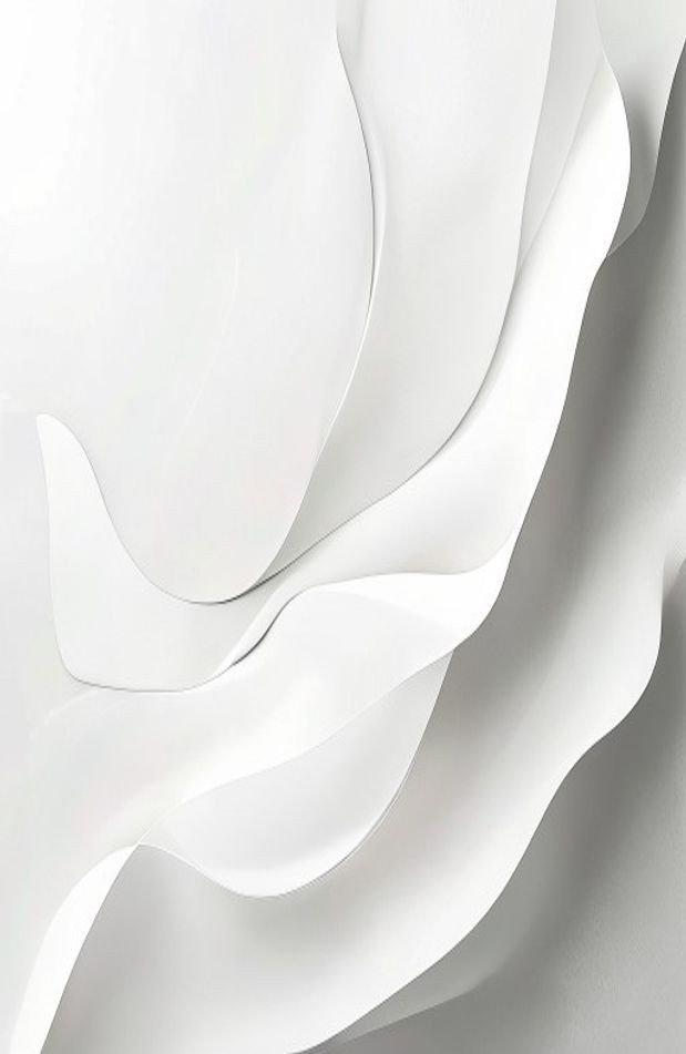 White AI Wallpaper Abstract
