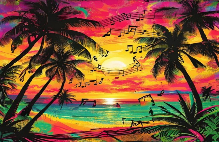 Cool Reggae AI Wallpaper