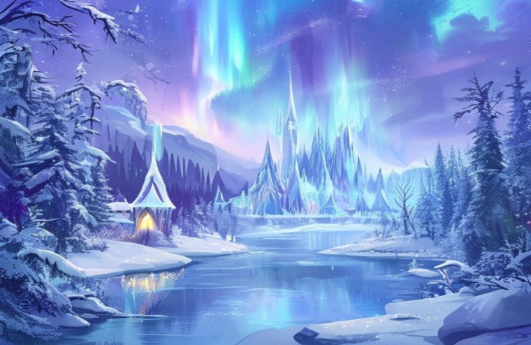 Frozen AI Wallpaper iPad
