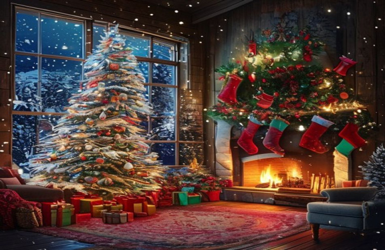 Christmas HD AI Wallpaper 1080p