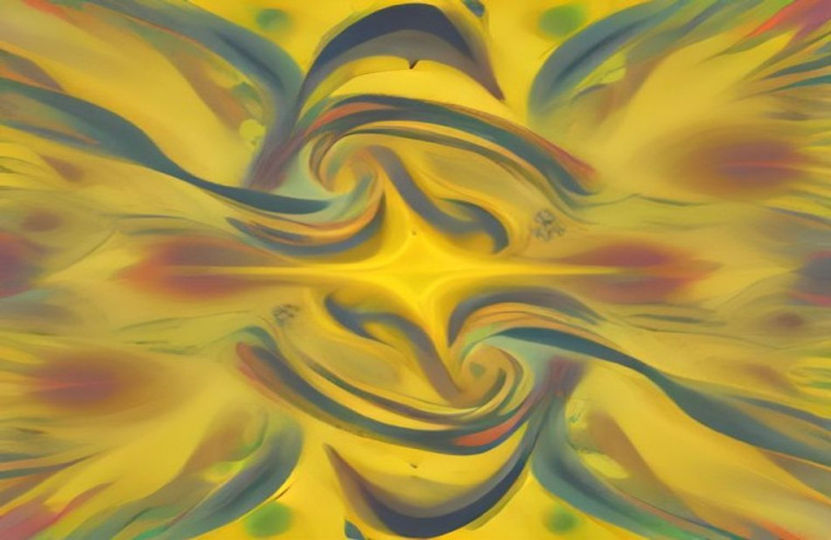 Yellow AI Background Image