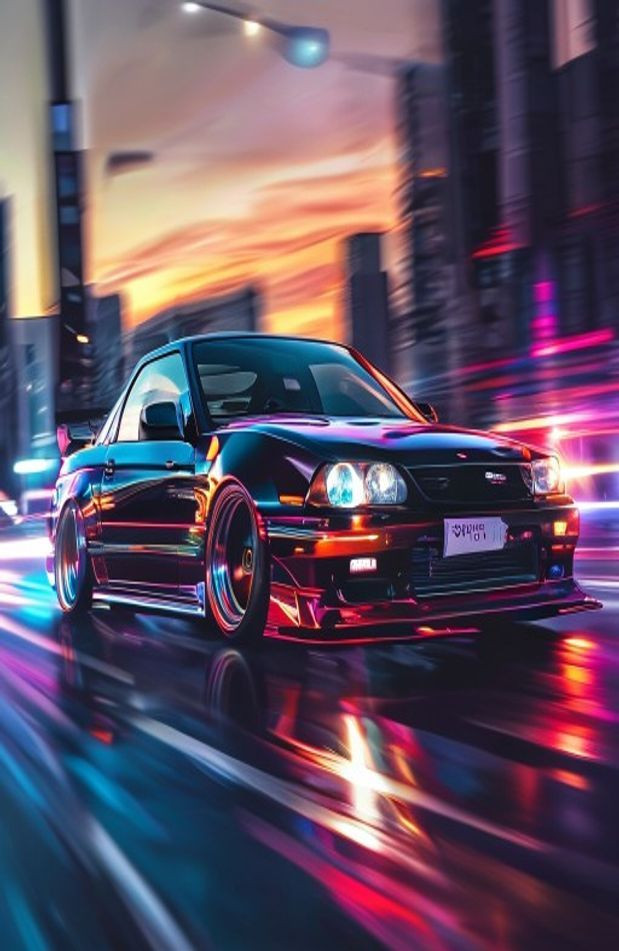 Nissan Silvia S15 AI Wallpaper