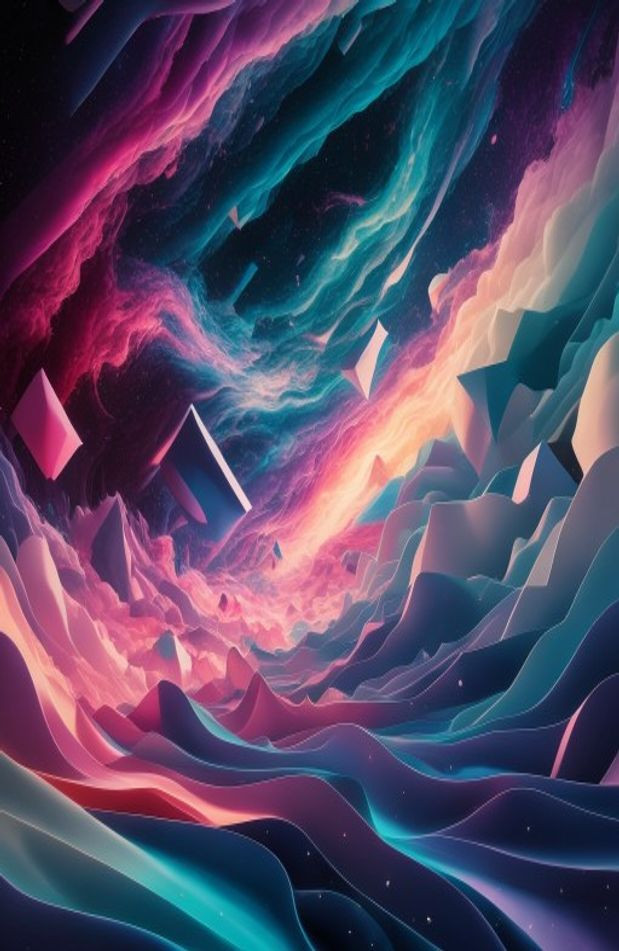 Moving 3d AI Wallpaper