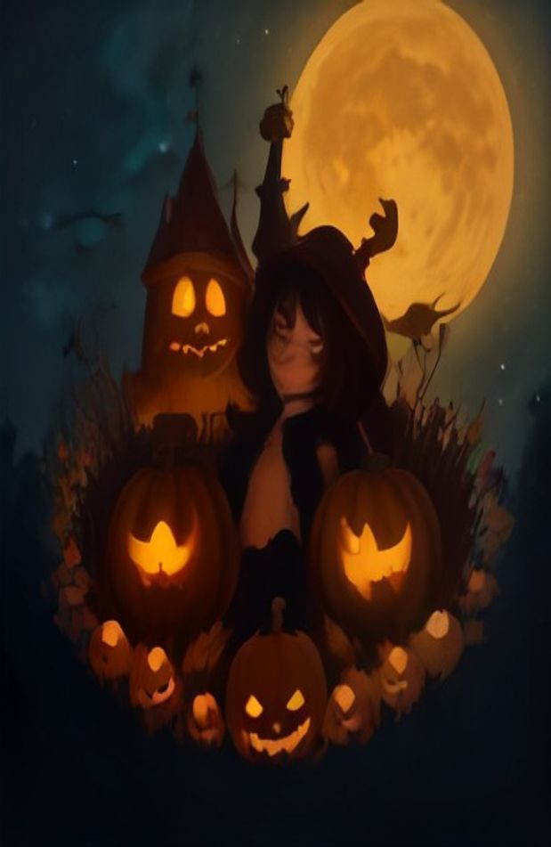 Disney Halloween AI Wallpaper AI Background