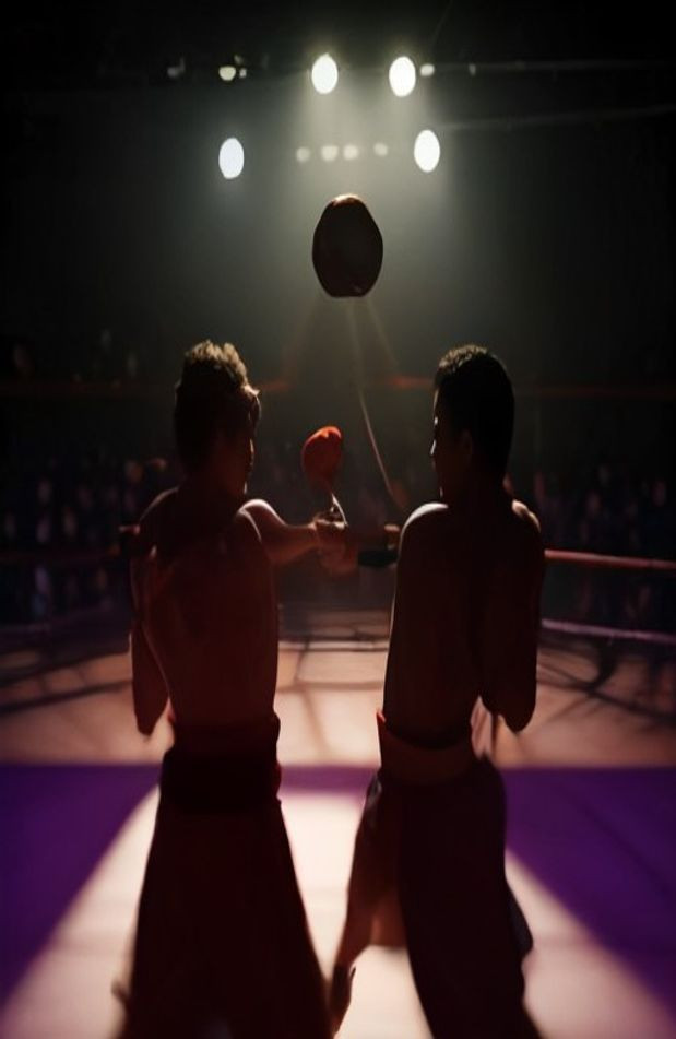 Boxing Ring AI Wallpaper