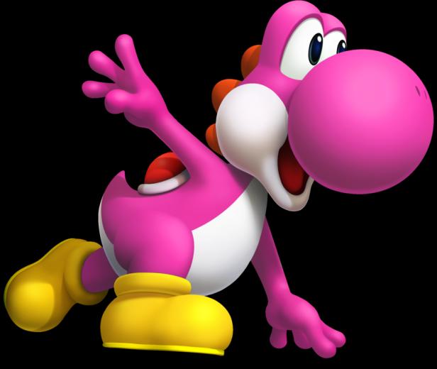 lego luigi pink yoshi