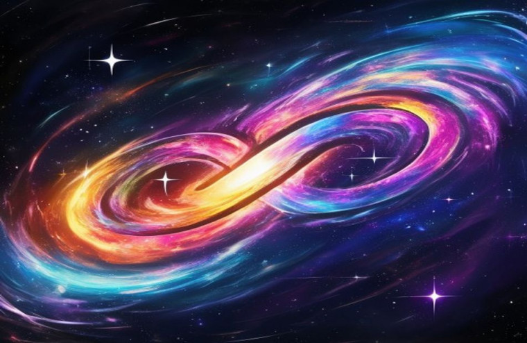 Infinity Symbol AI Wallpaper