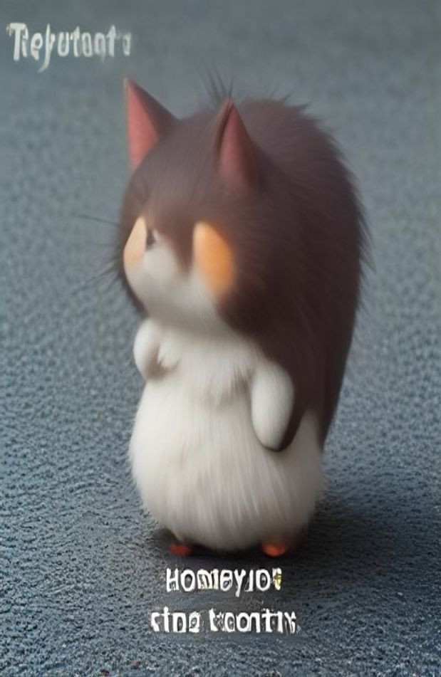 Cartoon Cat AI Wallpaper