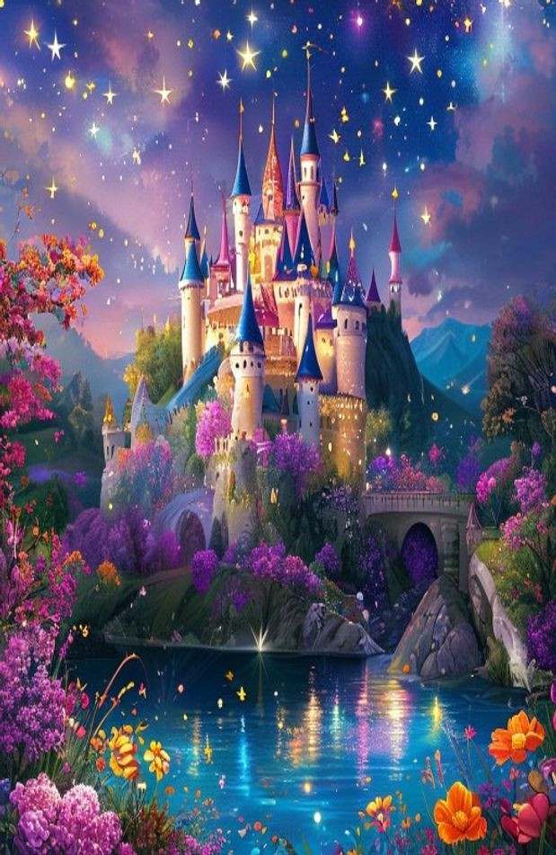 Princess Castle AI Wallpaper
