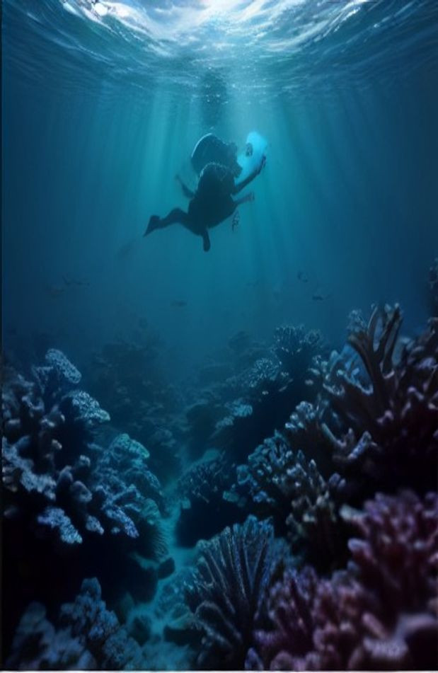 Diving AI Wallpaper