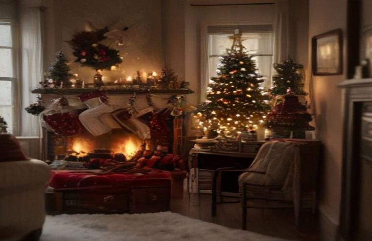 Best Christmas AI Wallpaper