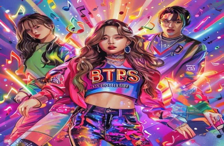 Bts Army Girl AI Wallpaper