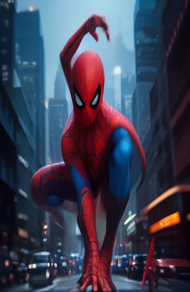 Spider Man Into The Verse AI Wallpaper