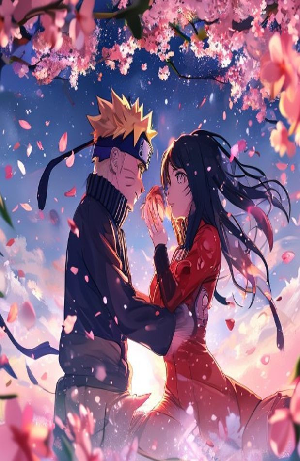 Naruto And Hinata AI Wallpaper