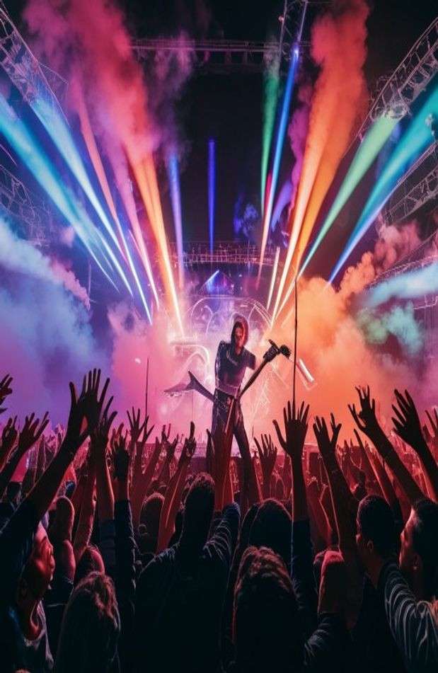Rock Concert AI Wallpaper