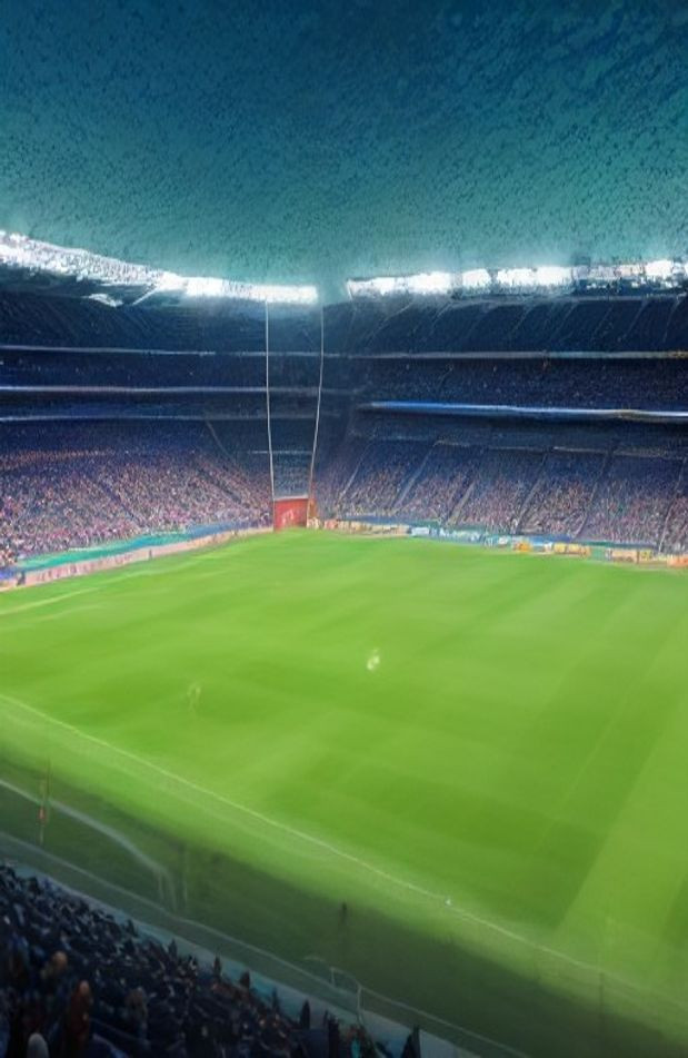 Football Stadium AI Background