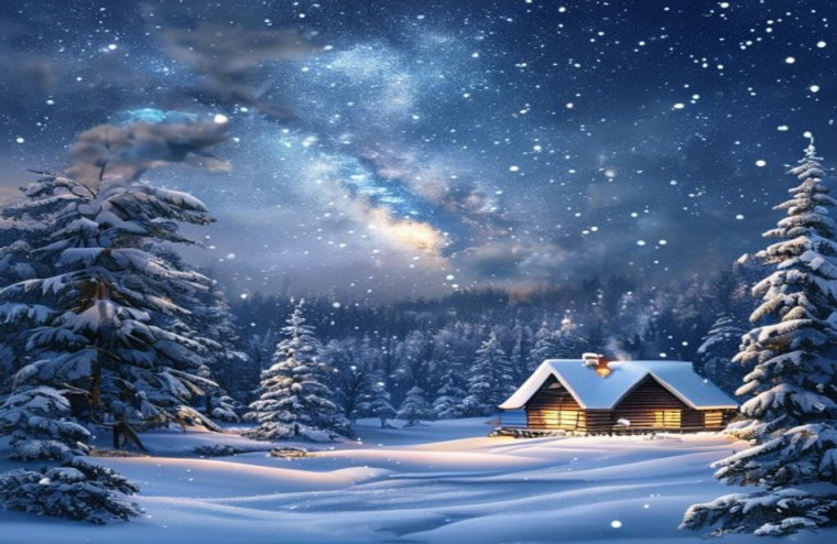Christmas AI Background AI Wallpaper