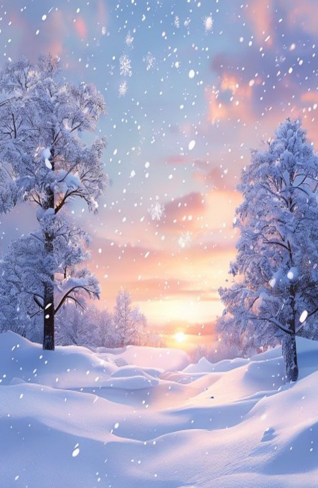 Winter Computer AI Wallpaper