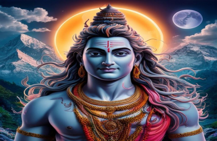 3d Shiva AI Wallpaper