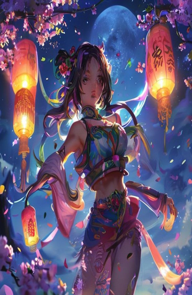 Hutao Genshin Impact AI Wallpaper
