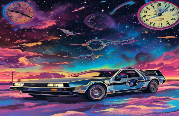Back To The Future AI Wallpaper