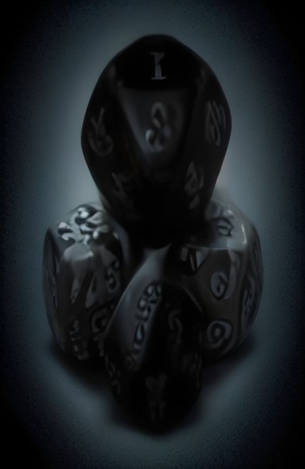 Black Dice AI Wallpaper