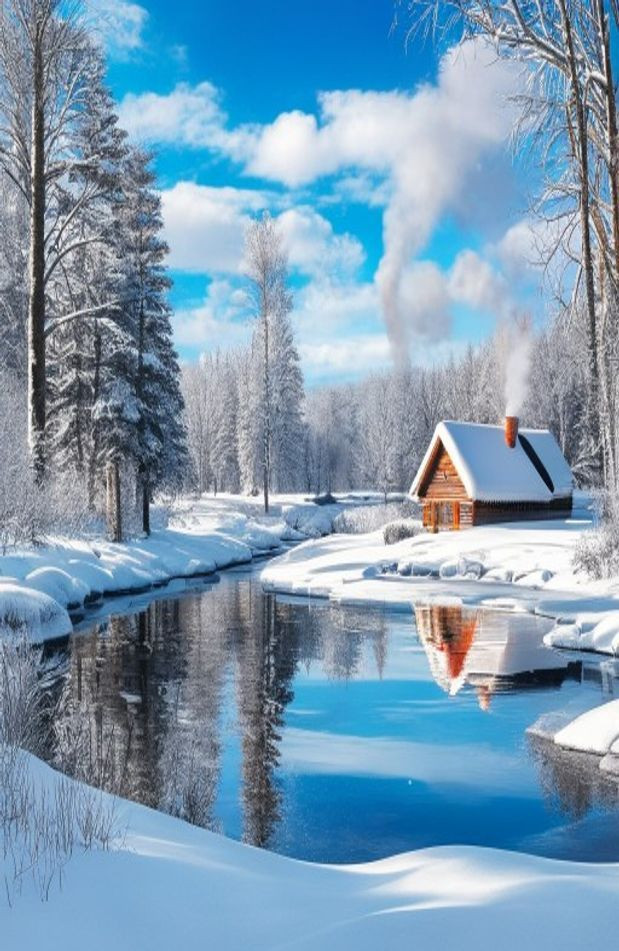 Winter Pictures AI Wallpaper